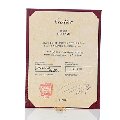 Cartier 18K Yellow Gold Diamond 4mm LOVE Wedding Band Ring 52 6 5 of 5