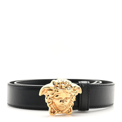 Versace Calfskin 4cm La Medusa Belt 80 32 Black 1 of 6
