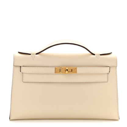 Hermes Swift Kelly Pochette Clutch Nata 1 of 10