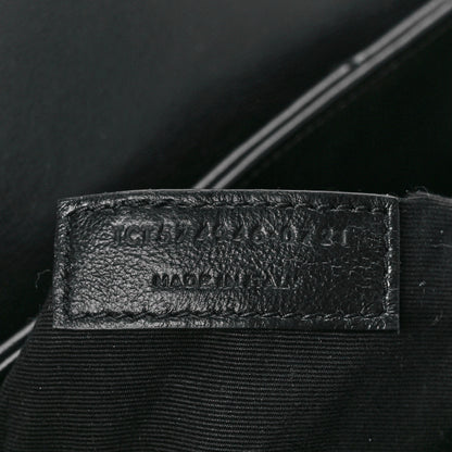 Saint Laurent Calfskin Y Quilted Monogram Medium Loulou Chain Satchel Black 8 of 12