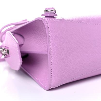 Balenciaga Grained Calfskin Neo Classic Silver Hardware Mini City Lilac 7 of 8
