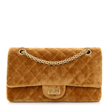 Chanel Velvet Quilted 2.55 Reissue 225 Flap Gold 1 of 12