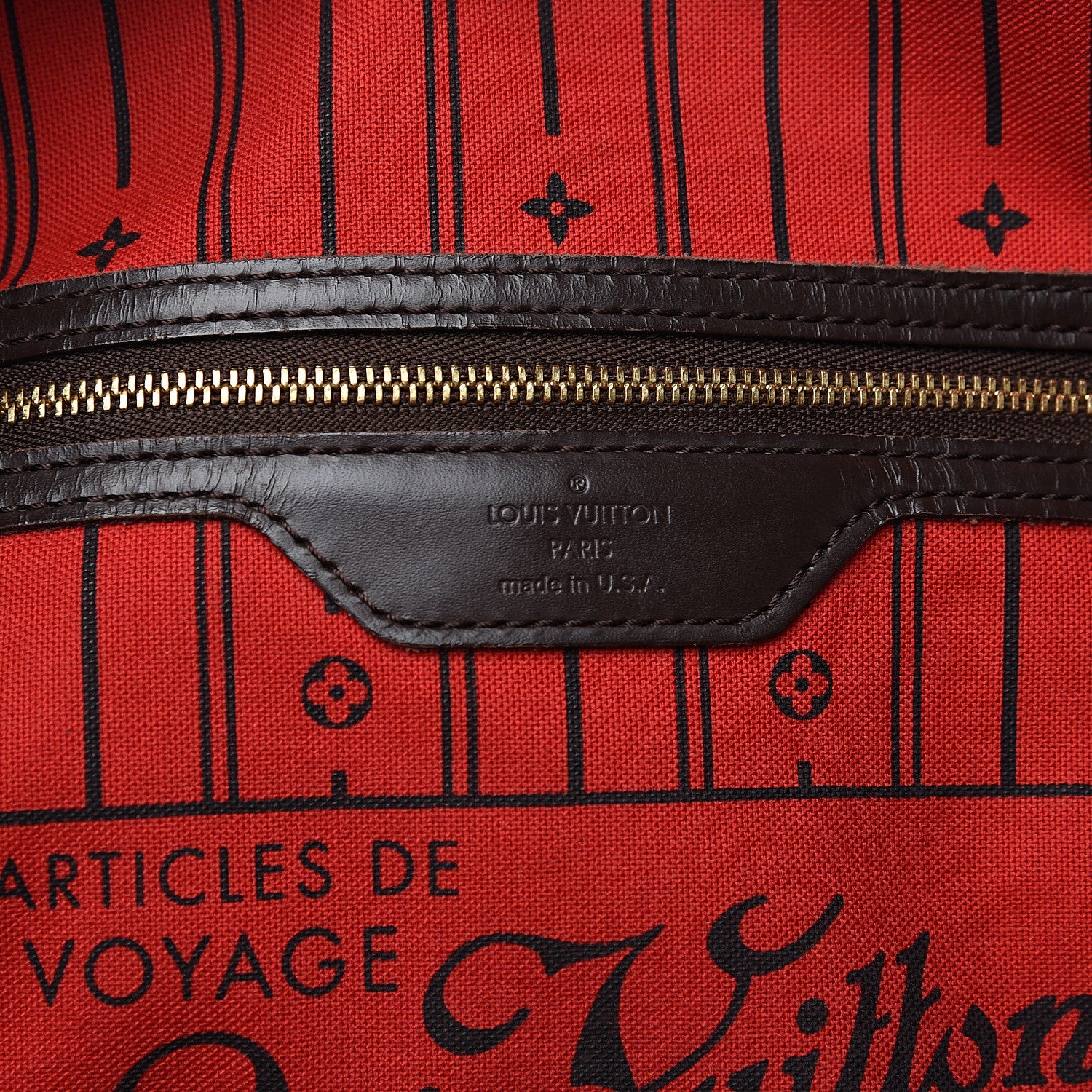 Louis Vuitton Damier Ebene Neverfull GM 5 of 18
