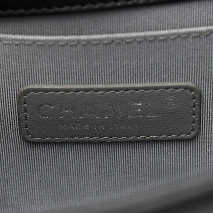 Chanel Lambskin Quilted Medium Boy Flap Black 6 of 13