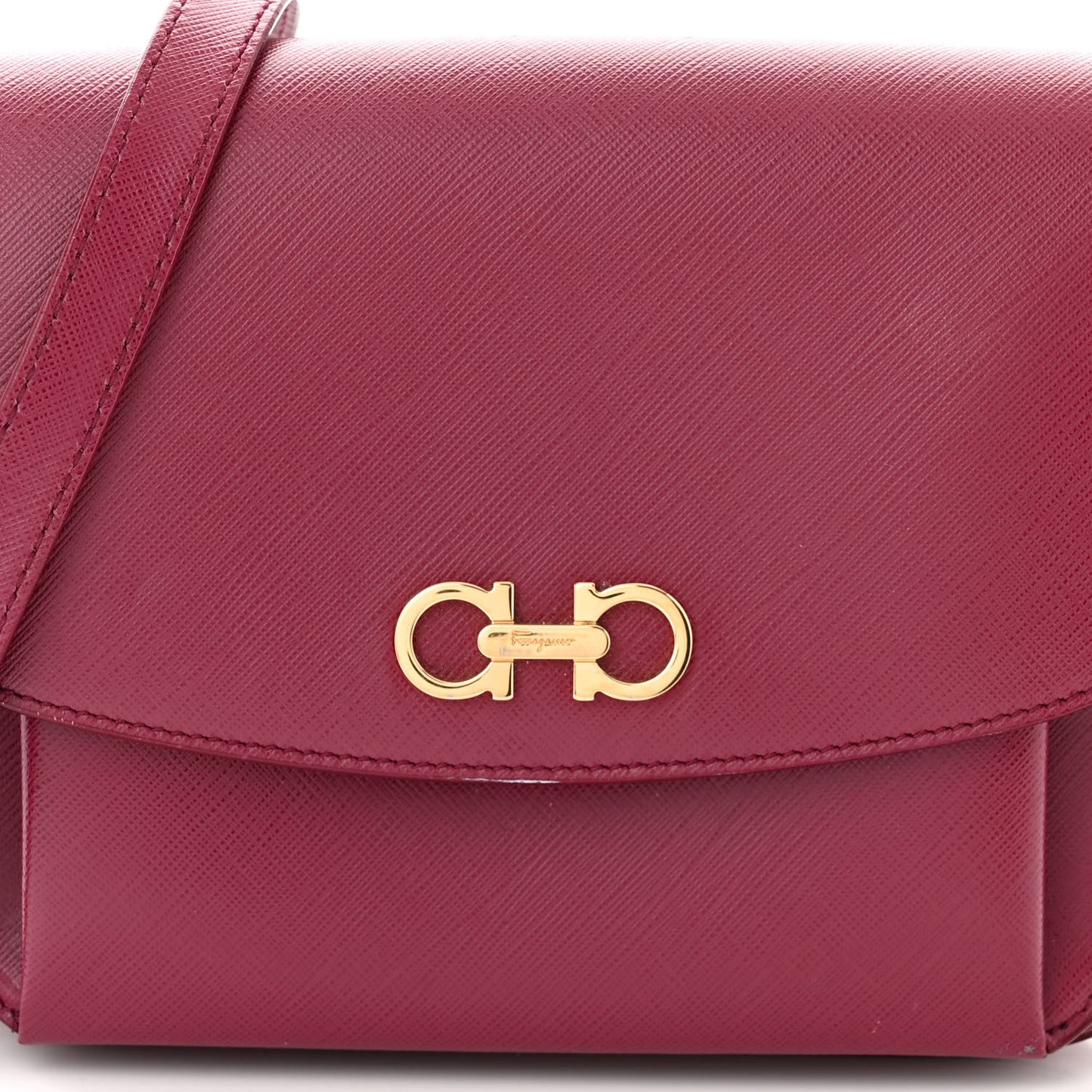 Saffiano Sandrine Shoulder Bag Wine