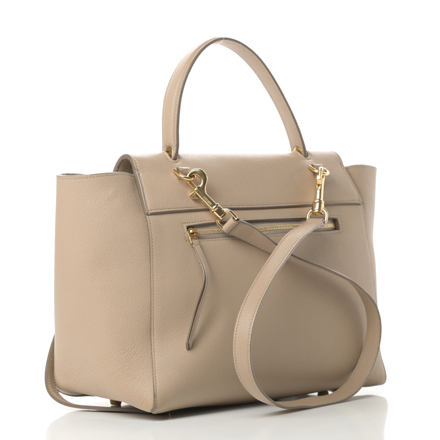 Celine Grained Calfskin Mini Belt Bag Light Taupe 3 of 16