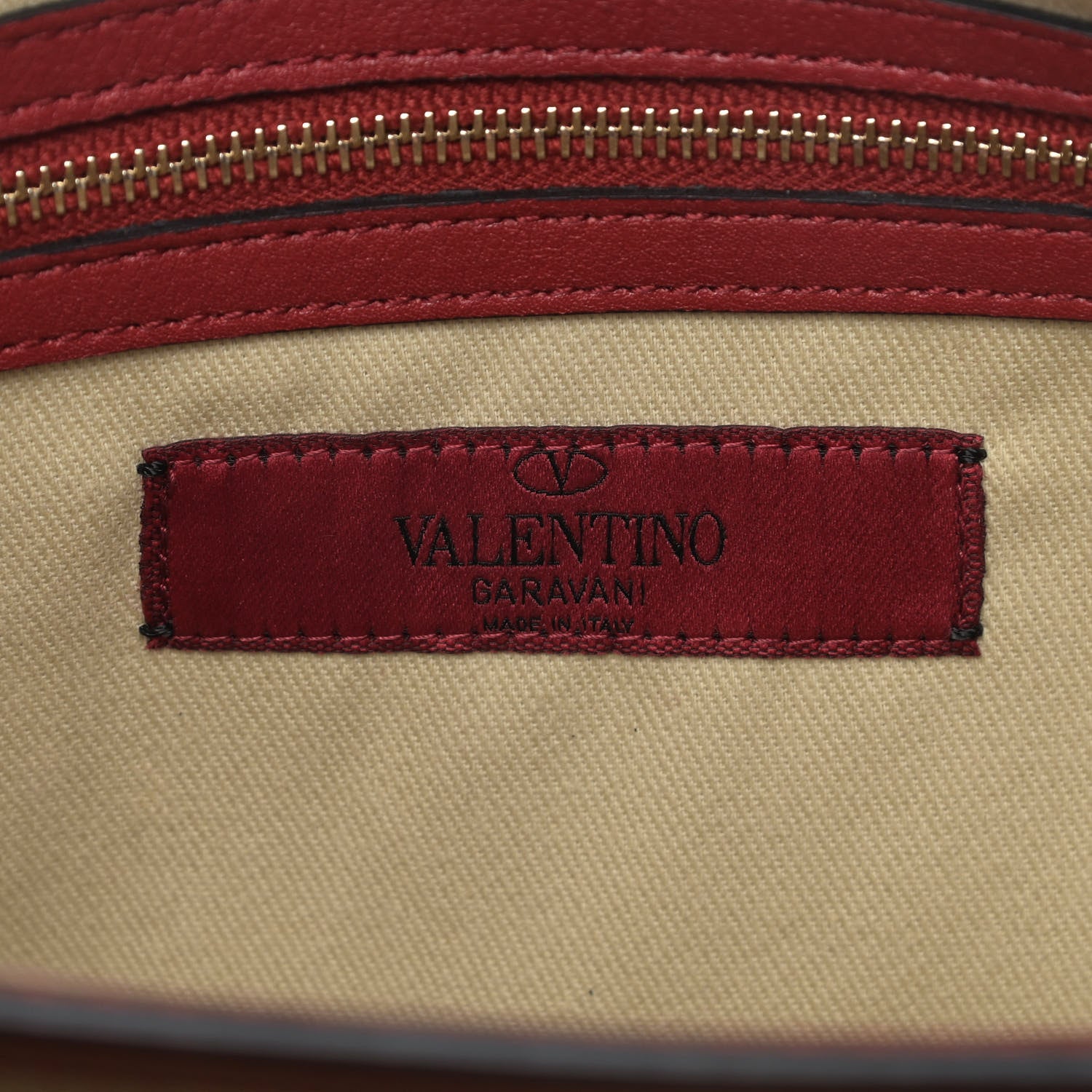 Valentino Garavani Calf Hair Leopard Print Tote Red 6 of 9