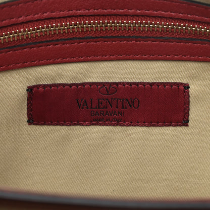 Valentino Garavani Calf Hair Leopard Print Tote Red 6 of 9