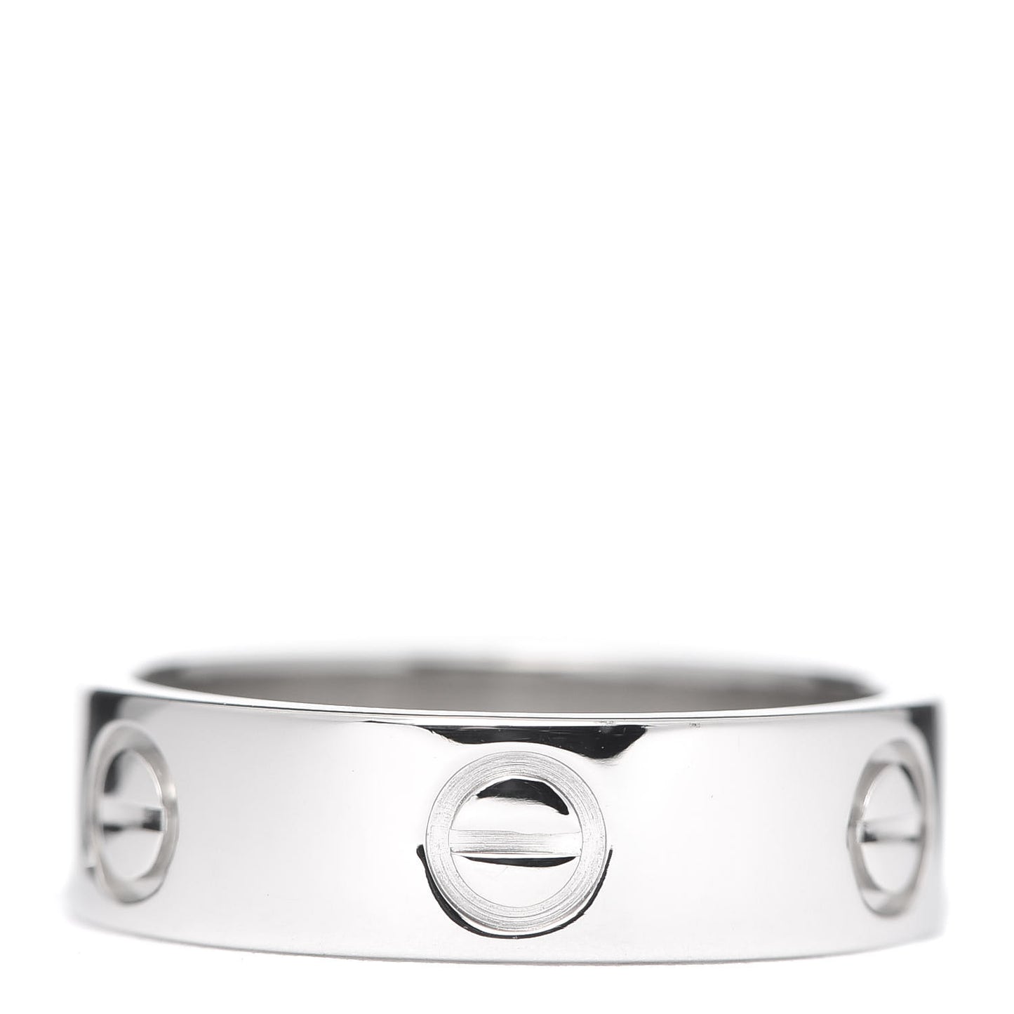 Platinum 5.5mm LOVE Ring 53 6.25