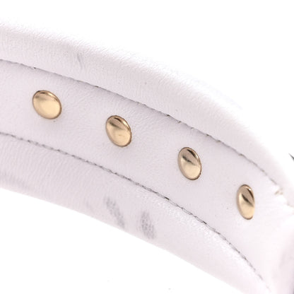 Valentino Garavani Nappa Medium Candystud Top Handle Bag White Black 14 of 14