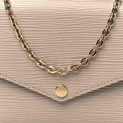 Louis Vuitton Epi Felicie Pochette Chain Wallet Galet 8 of 11
