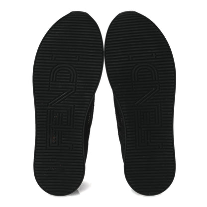 Fendi X SARAH COLEMAN Mesh FF Vertigo Runner Slip On Sneakers 39 Black 7 of 12