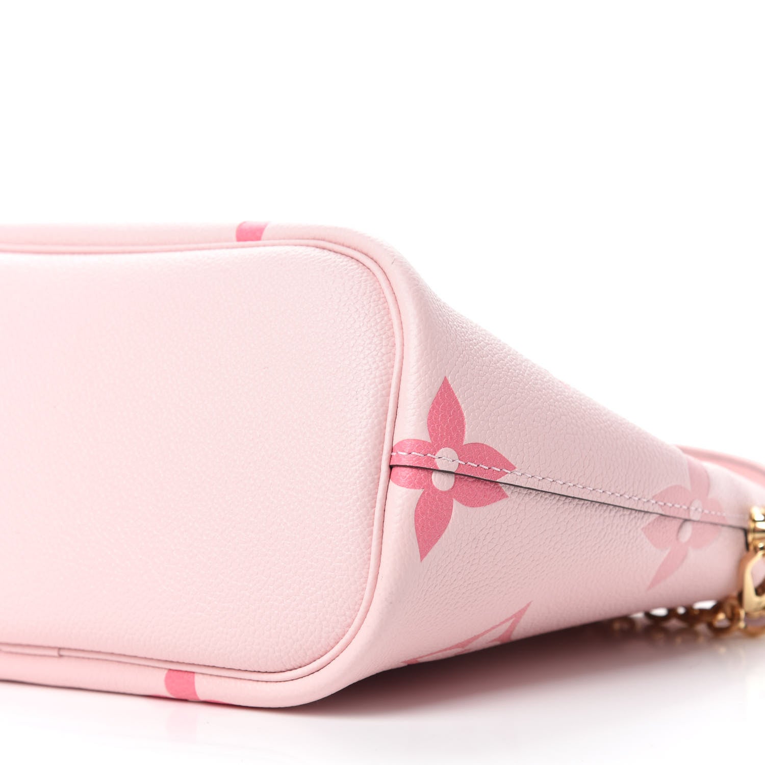 Louis Vuitton Empreinte Monogram Giant By The Pool Marshmallow Hobo PM Bouton De Rose 7 of 11