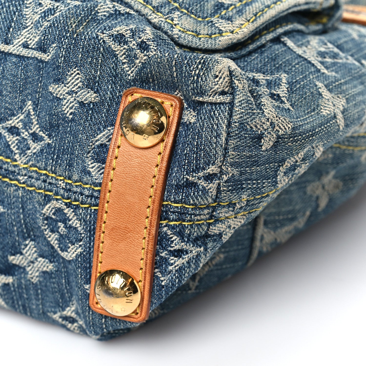 Louis Vuitton Monogram Denim Baggy PM Blue 9 of 9
