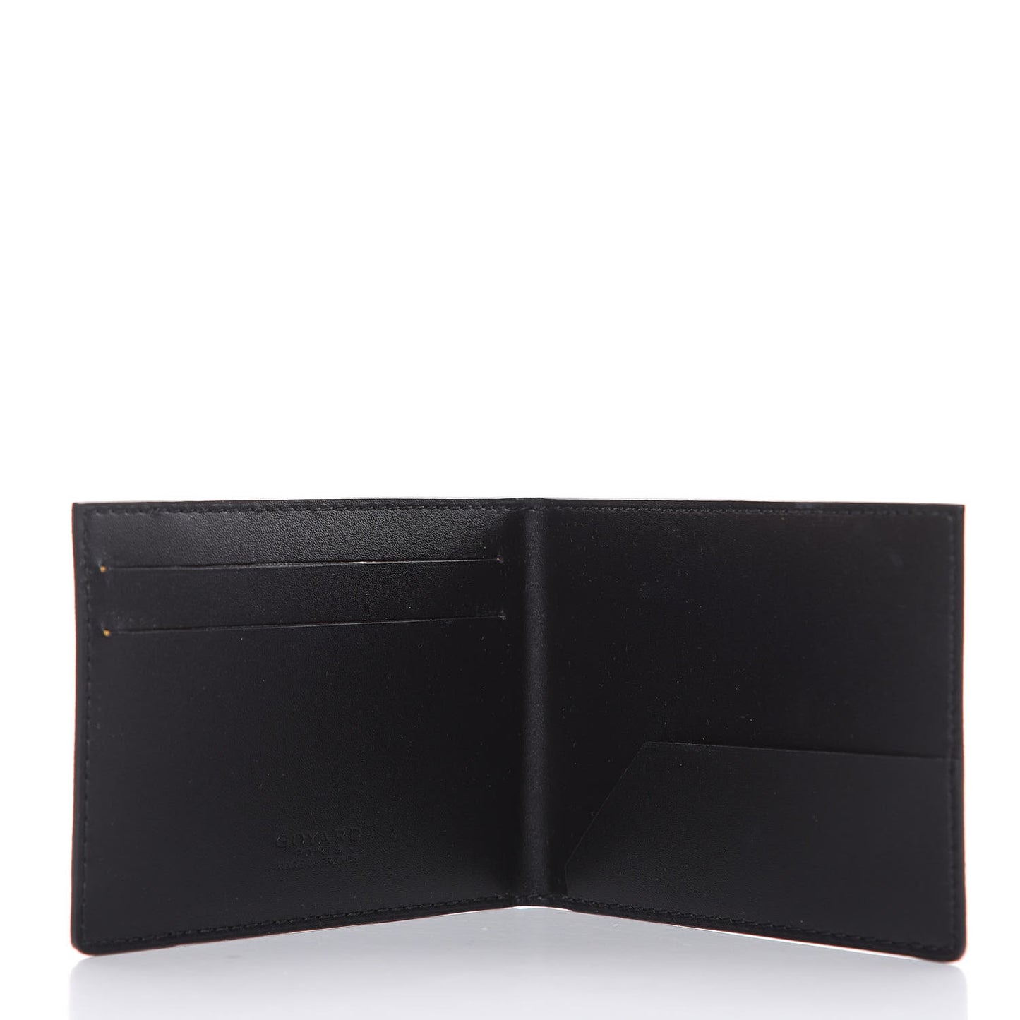 Goyardine Multi Slot Bi-Fold Wallet Black
