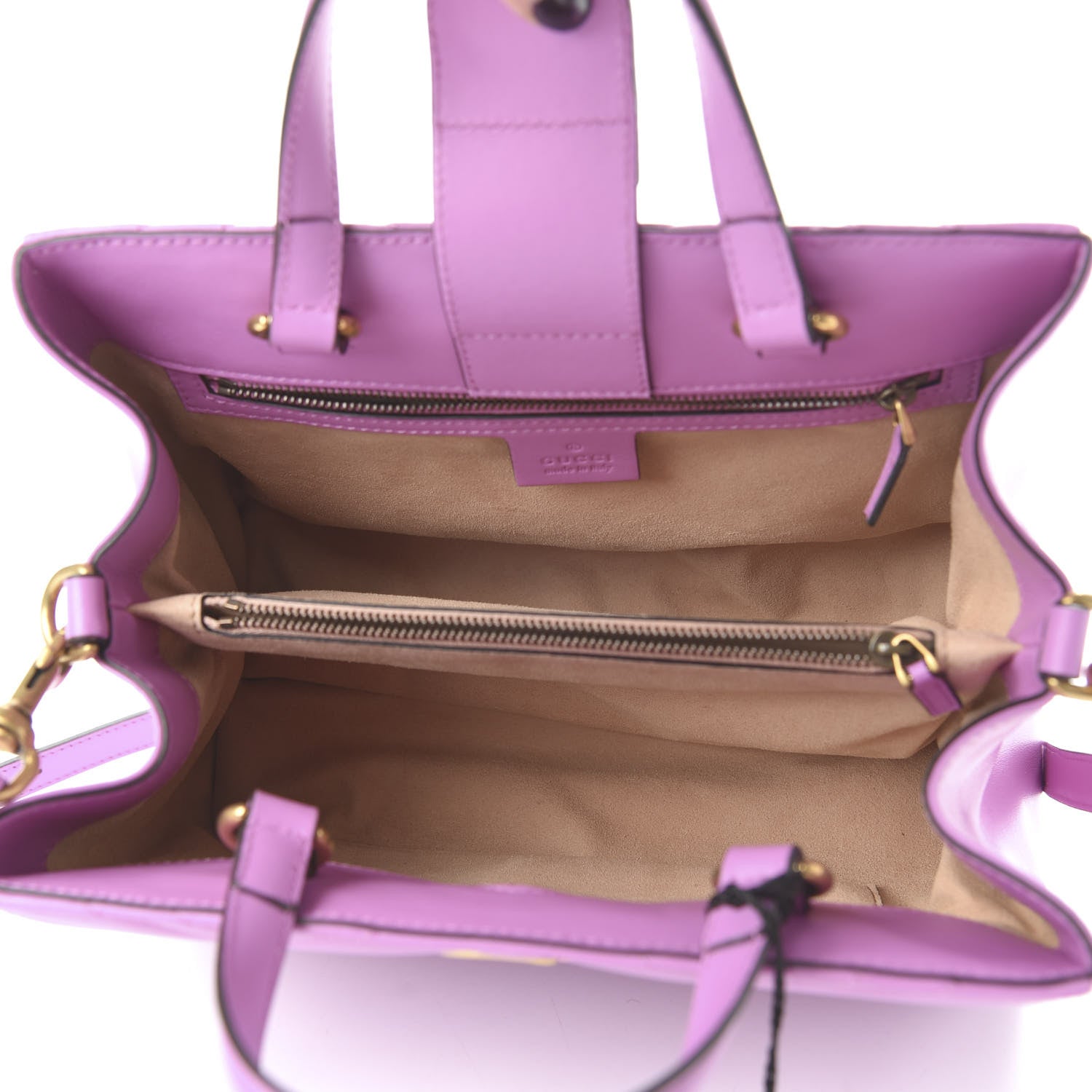 Gucci Calfskin Matelasse Small GG Marmont Tote Candy Mousse 5 of 10