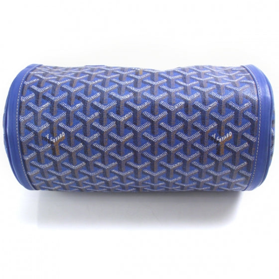 Goyard Goyardine Amakios PM Bowler Tote Bag Blue 4 of 11