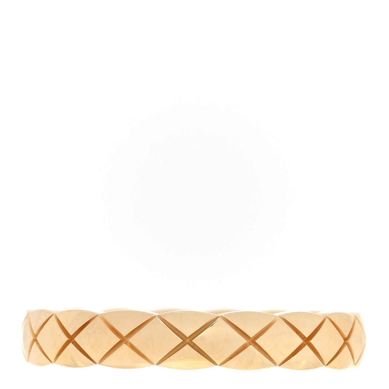 Chanel 18K Yellow Gold Mini Coco Crush Ring 49 4.75 3 of 5