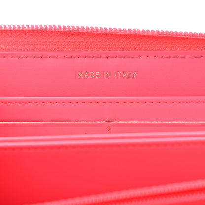Chanel Patent Quilted Boy Zip Around Wallet Pink 6 of 10