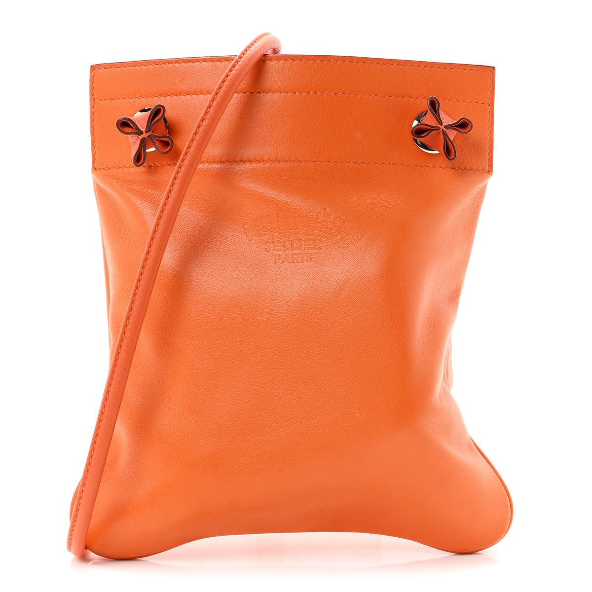 Hermes Milo Lambskin Swift Mini Aline Orange 1 of 10