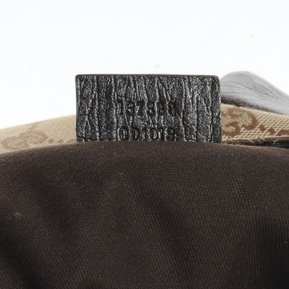 Gucci Monogram Hasler Shoulder Bag Ebony 7 of 7