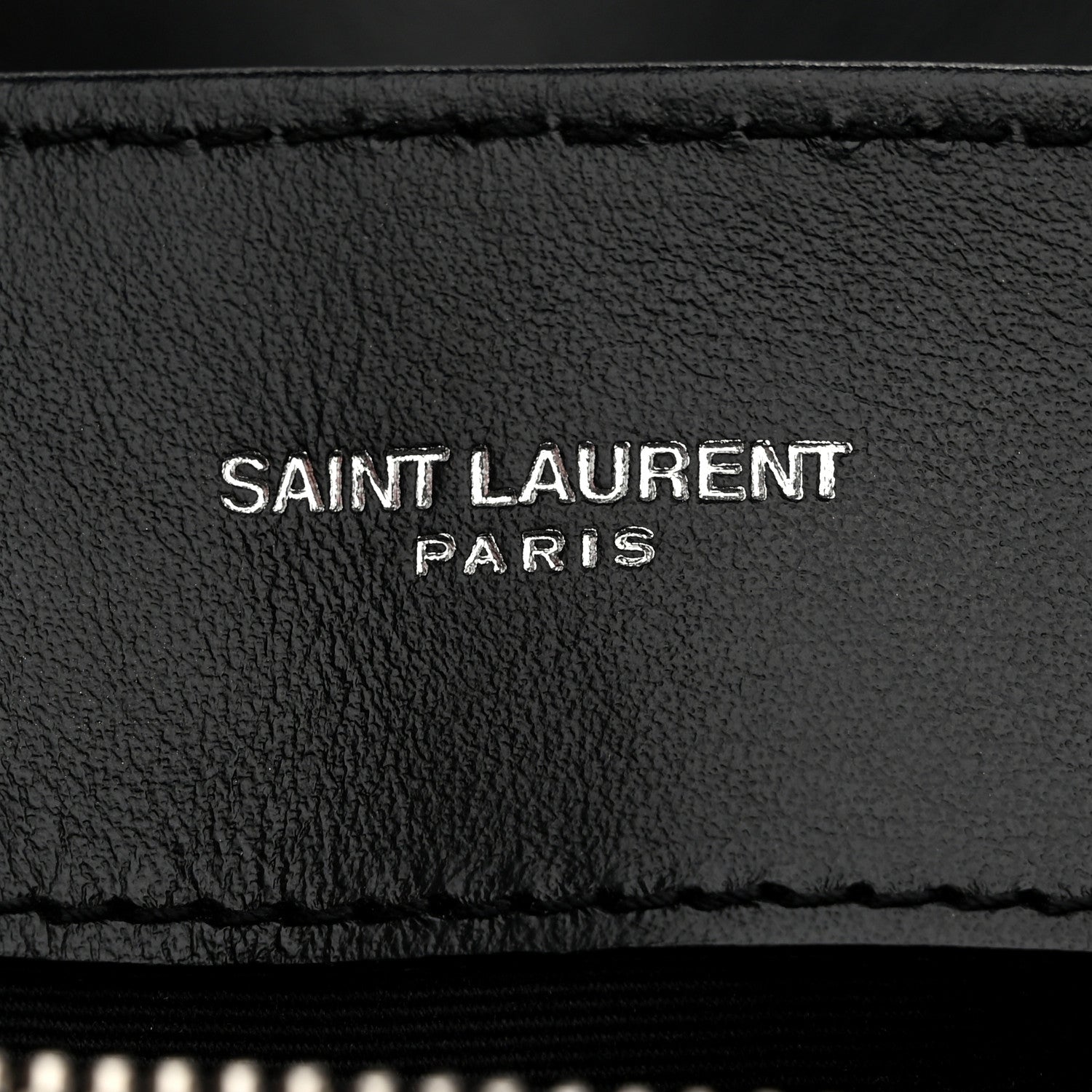Saint Laurent Calfskin Y Quilted Monogram Small Loulou Chain Satchel Black 6 of 11