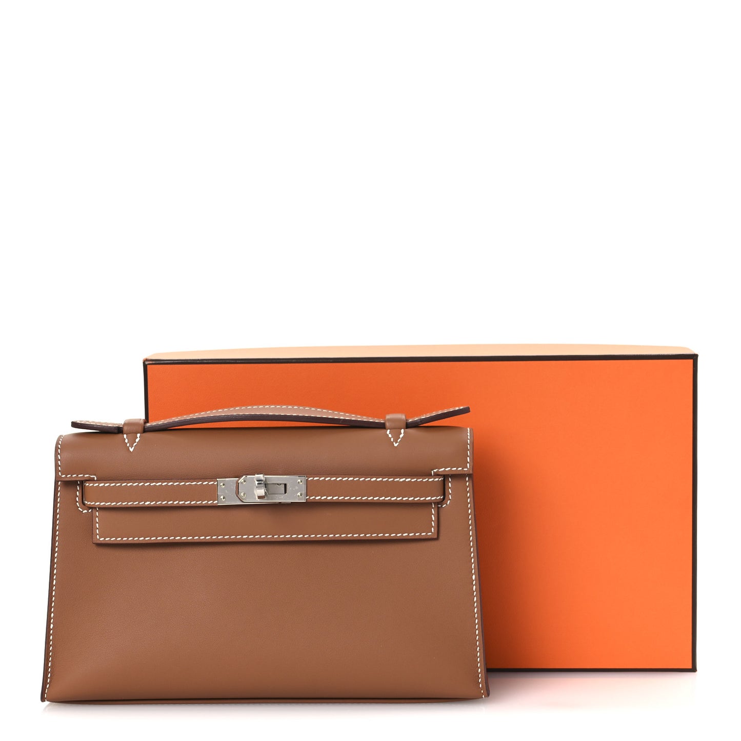 Swift Kelly Pochette Clutch Gold
