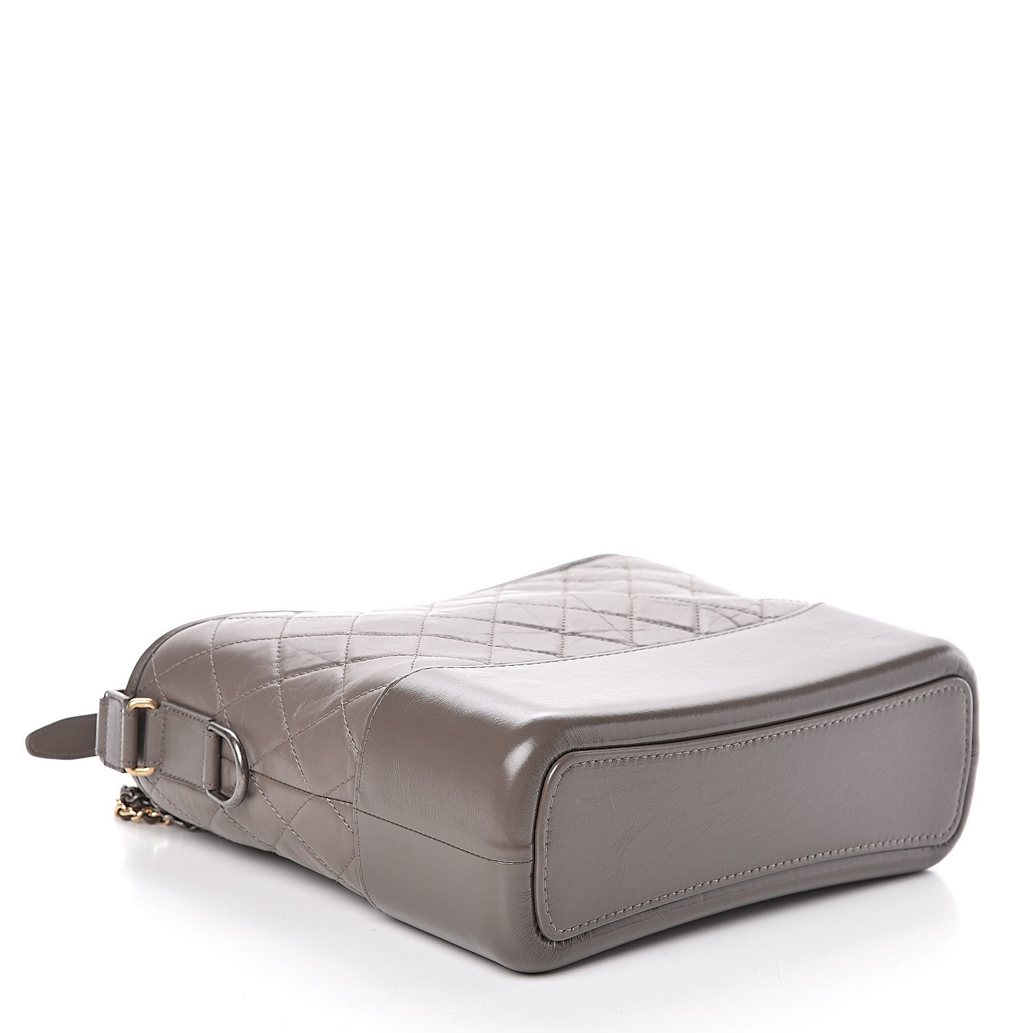 Chanel Aged Calfskin Quilted Medium Gabrielle Hobo Grey 4 of 10