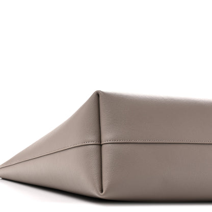 Saint Laurent Calfskin Large Shopping Tote Oyster Gray 10 of 11