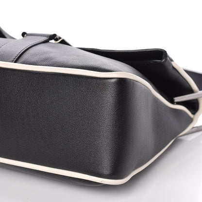 Delvaux Polo PM Givry Shoulder Bag Black Ivory 12 of 13