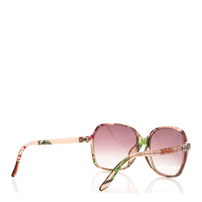 Gucci Round Floral Print Sunglasses GG3636 Pink 4 of 8