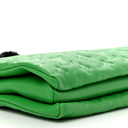 Louis Vuitton Lambskin Embossed Monogram Coussin PM LV Motion Green 11 of 12