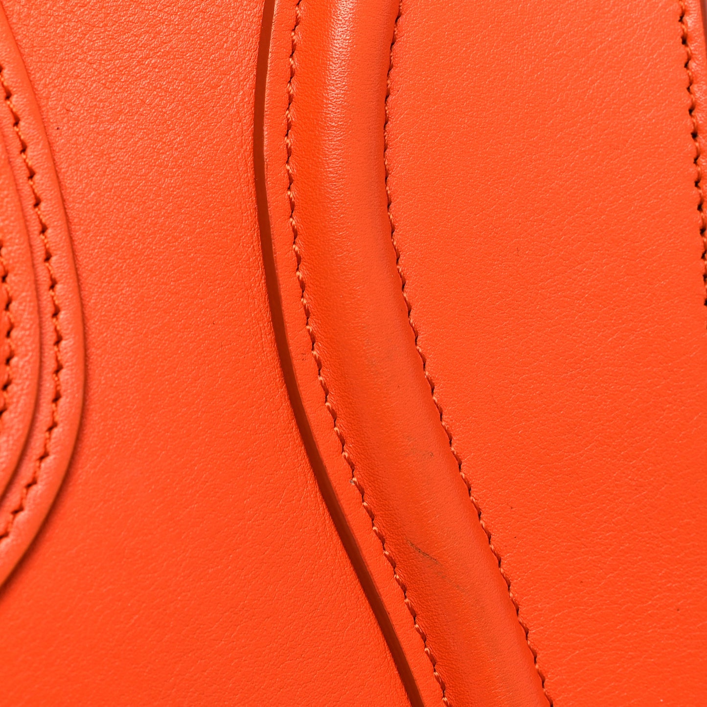 Smooth Calfskin Mini Luggage Orange