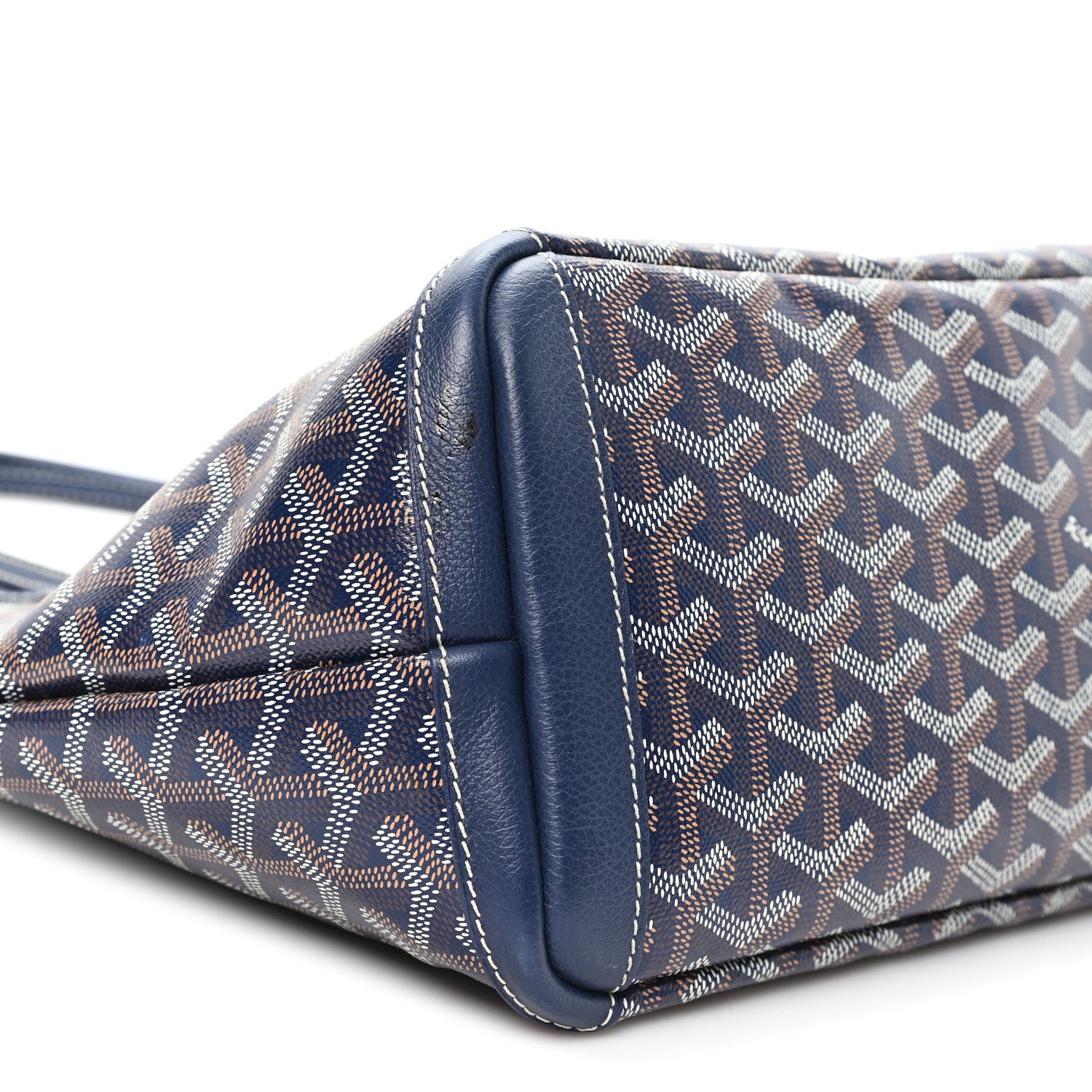 Goyard Goyardine Artois PM Navy 9 of 12