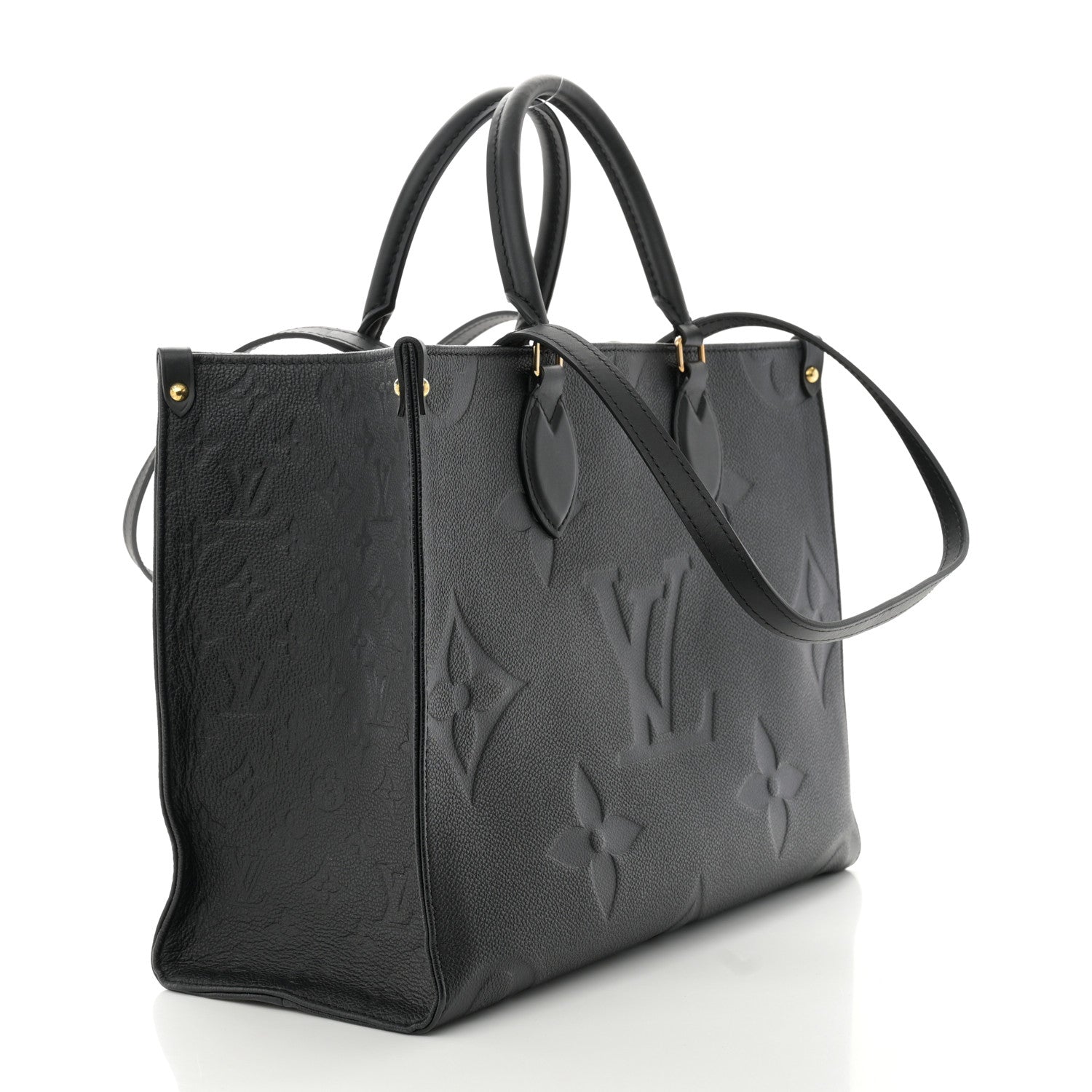Louis Vuitton Empreinte Monogram Giant Onthego MM Black 3 of 8