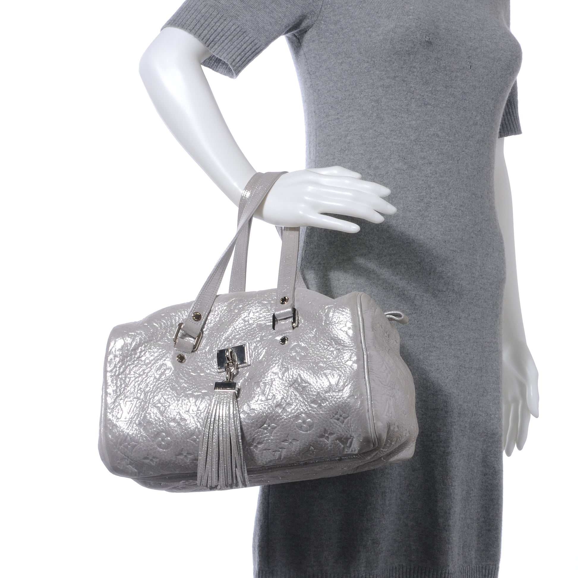 Louis Vuitton Monogram Shimmer Comete Silver 2 of 7