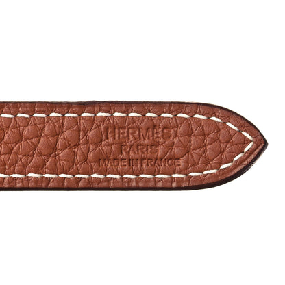 Hermes Taurillon Clemence Silkycity 33 Gold 7 of 11