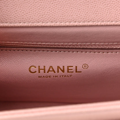 Chanel Caviar Quilted Medium Business Affinity Flap Light Pink 6 of 10