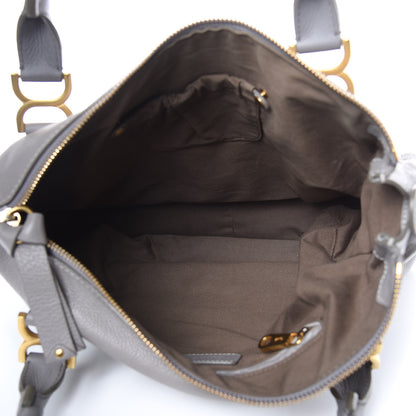 Chloe Calfskin Large Marcie Satchel Cashmere Grey 5 of 13
