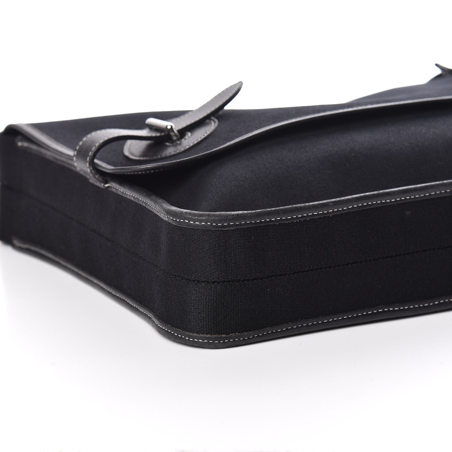 Hermes Toile Officier Buenaventura PM Messenger Black 5 of 10
