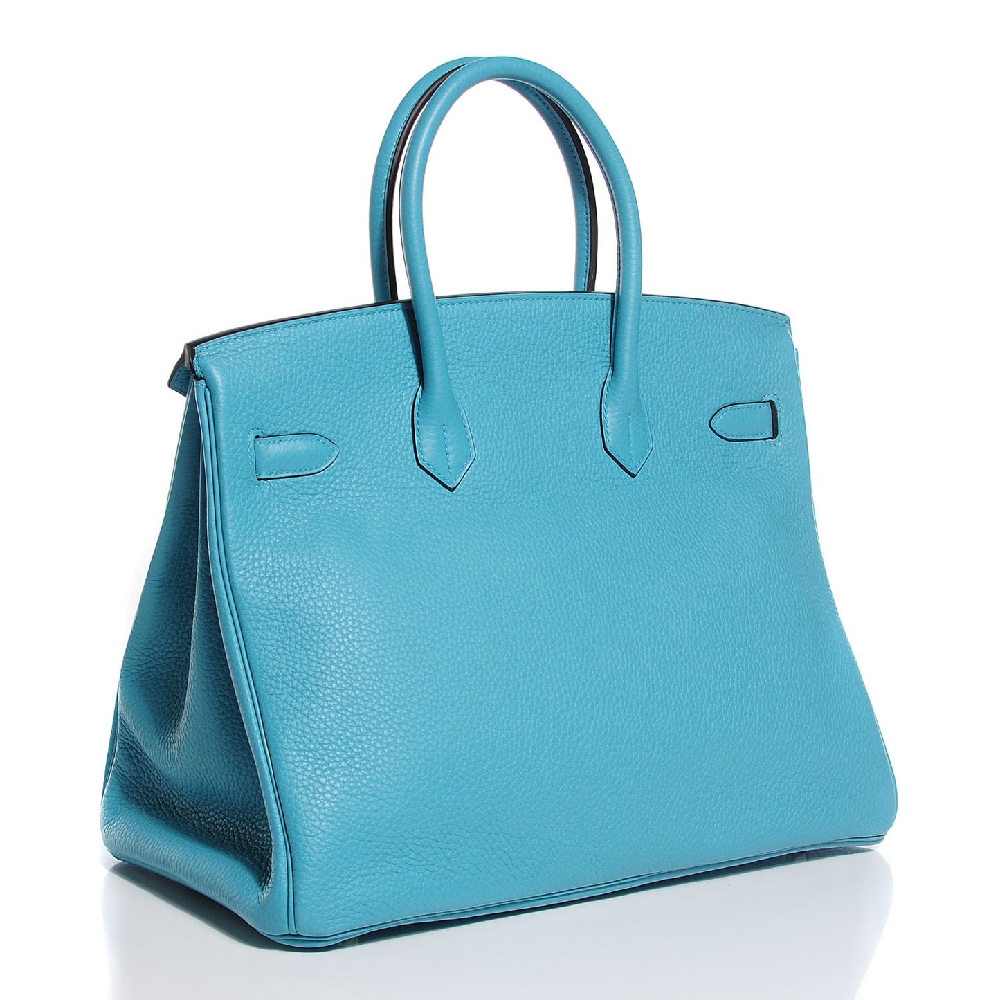 Togo Birkin 35 Bleu Saint Cyr