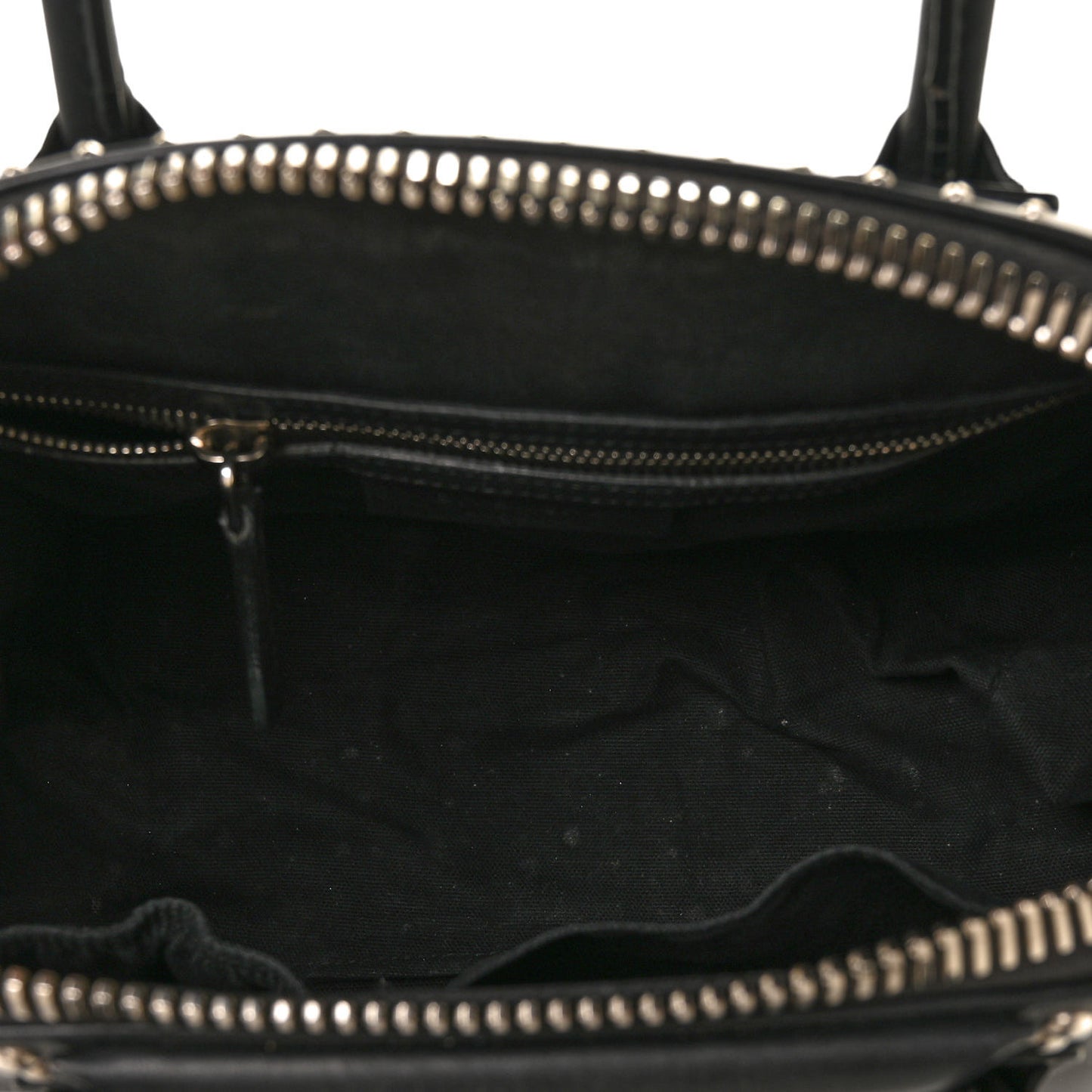 Smooth Calfskin Small Studded Antigona Black