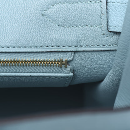 Hermes Epsom Birkin 30 Bleu Atoll 15 of 28