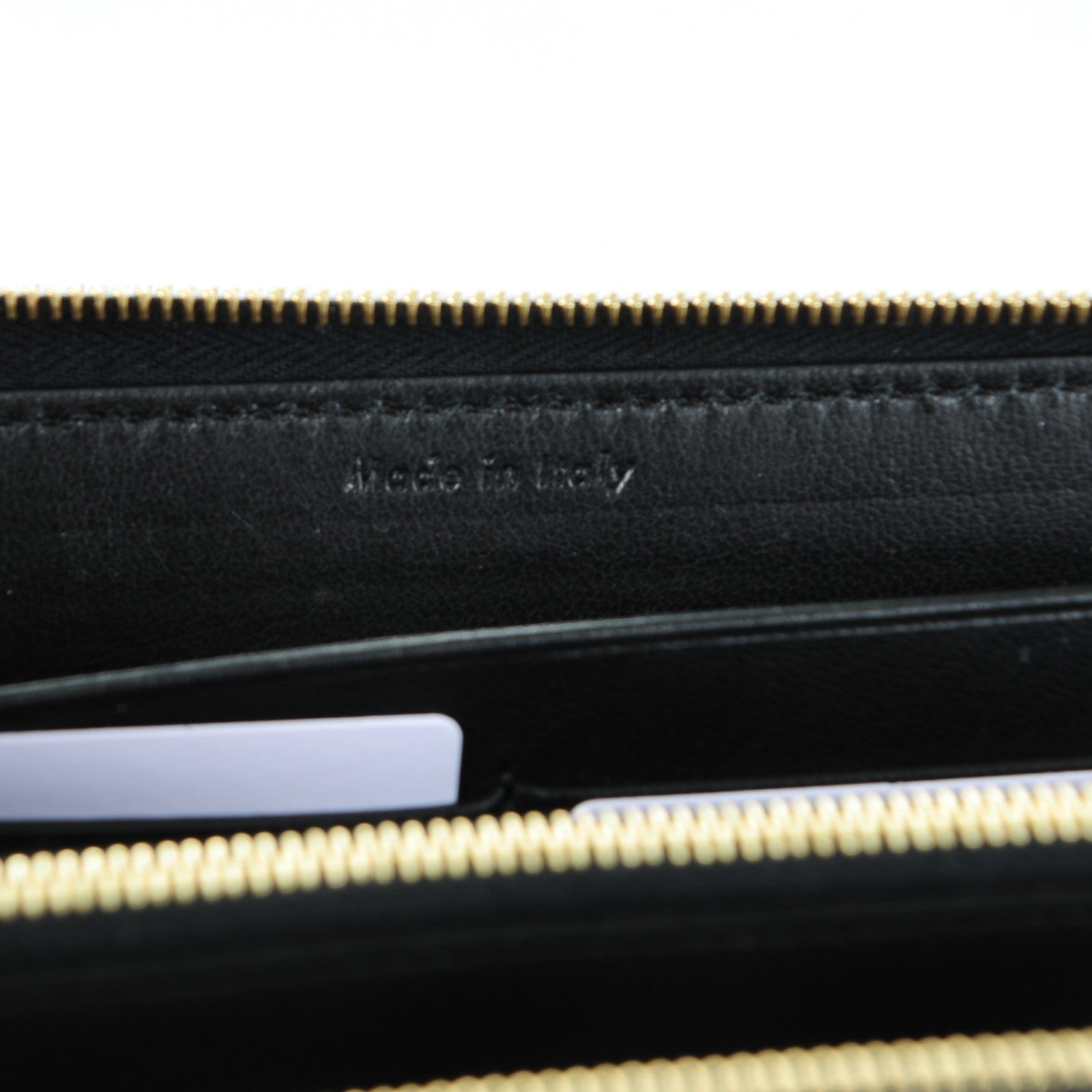 Celine Spazzolato Calfskin Large Zip Around Multifunction Wallet Wine 6 of 8