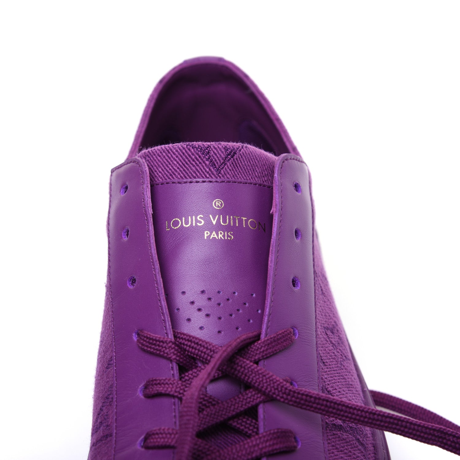 Louis Vuitton Canvas Monogram Mens Tattoo Sneakers 7 Violet 10 of 11