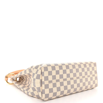 Louis Vuitton Damier Azur Graceful PM Rose Ballerine 4 of 9