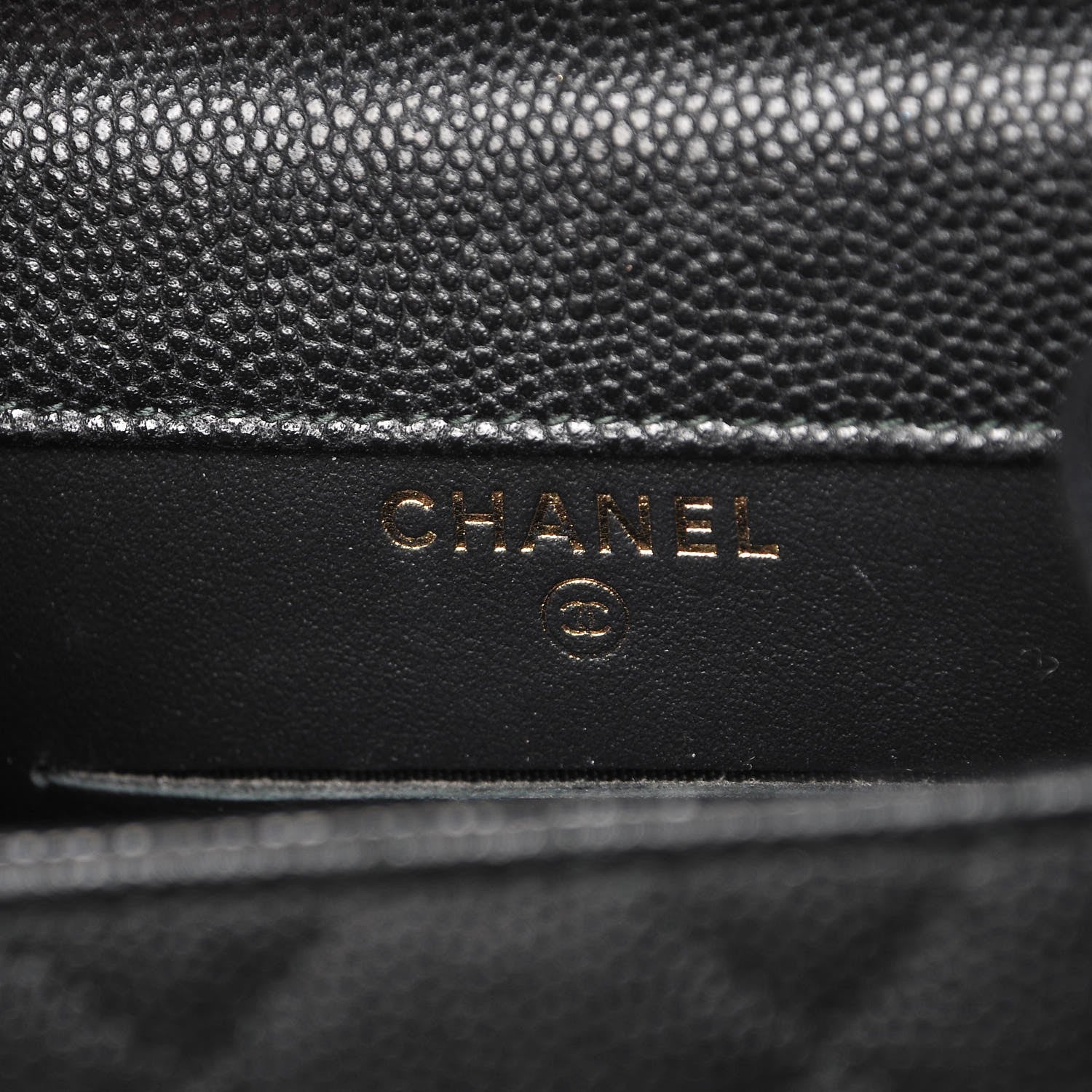 Chanel Caviar Quilted Golden Class Phone Holder Black 6 of 8