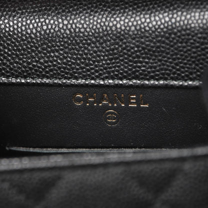 Chanel Caviar Quilted Golden Class Phone Holder Black 6 of 8