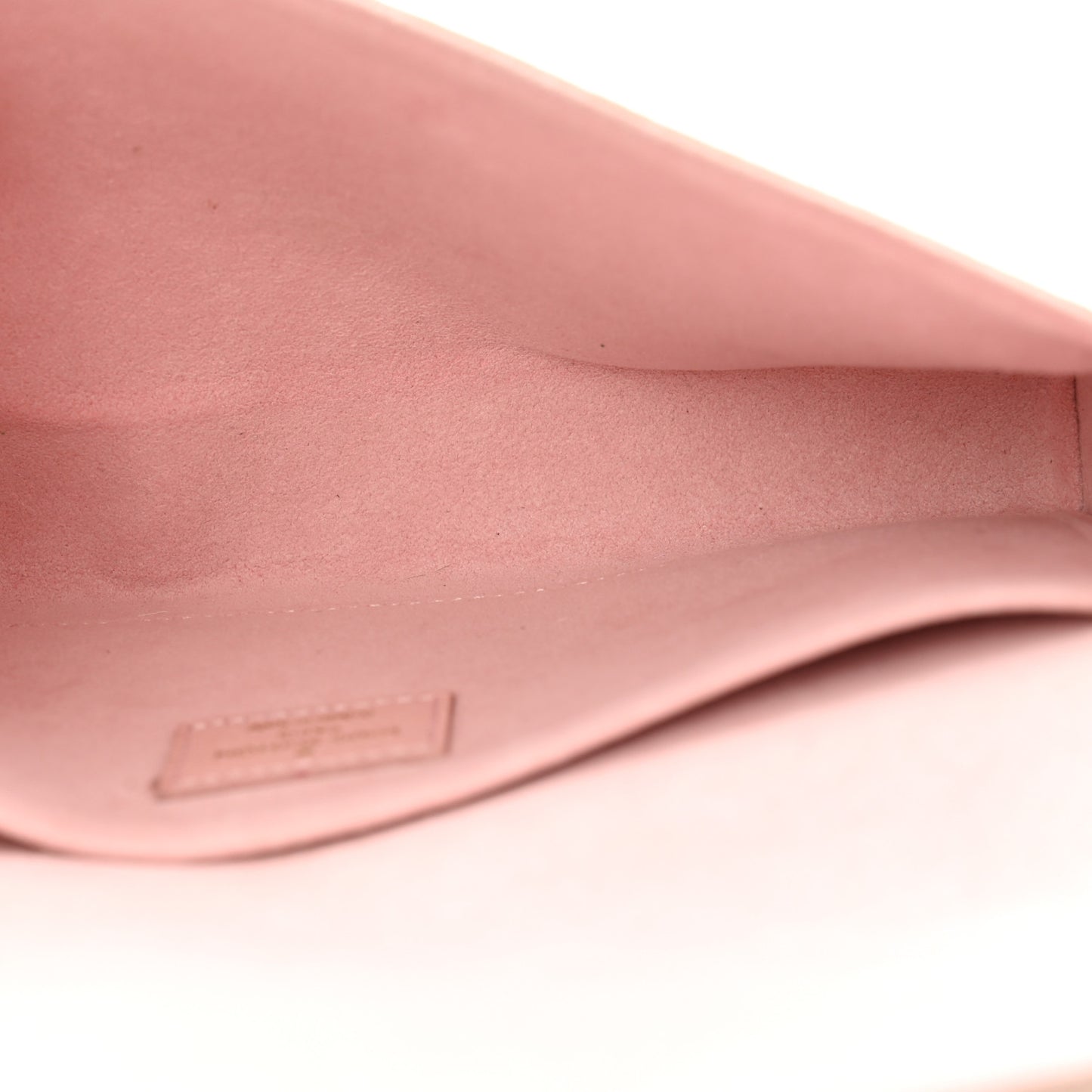 Damier Azur Pochette Felicie Chain Wallet Rose Ballerine