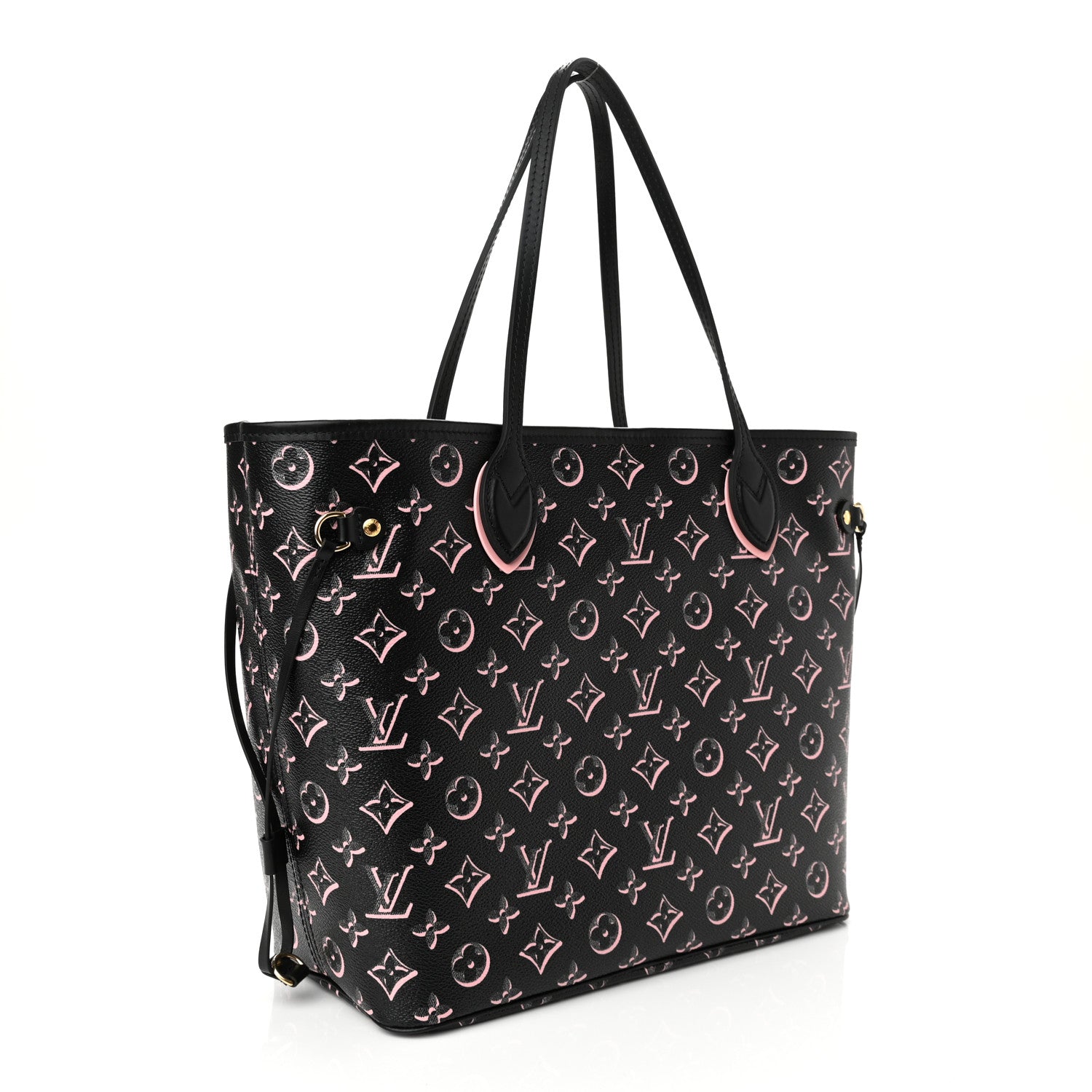 Louis Vuitton Monogram Fall For You Neverfull MM Black 4 of 10